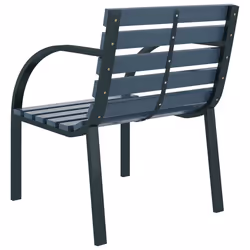 VidaXL 47938 chaise d'extérieur Terrace Acier, Bois Gris - Vue supplémentaire 6