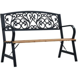 vidaXL Banc de jardin 120 cm Bois - TU