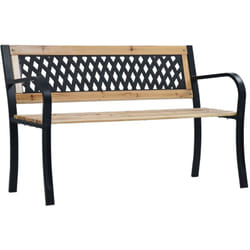 vidaXL Banc de jardin 120 cm Bois - TU