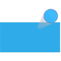 Vidaxl - Couverture de piscine Bleu 488 x 244 cm pe
