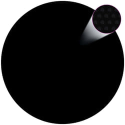 Vidaxl - Couverture de piscine Noir 381 cm pe