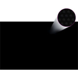 Vidaxl - Couverture de piscine Noir 260 x 160 cm pe