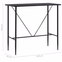 VidaXL 281546 table de cuisine et de salle à manger - Vue supplémentaire 6