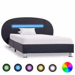 VidaXL 285426, Noir, 1230 mm, 2,08 m, 700 mm, 900 x 2000 mm, 1 pièce(s)