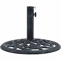 Ce socle de parasol solide sert de base ferme et robuste pour votre parasol et pour le maintenir en place. Le matériau en fon ...