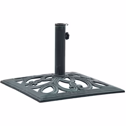 Ce socle de parasol solide sert de base ferme et robuste pour votre parasol et pour le maintenir en place. Le matériau en fon ...
