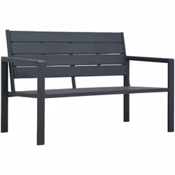 Avec un design élégant et pratique, ce banc de jardin sublimera votre espace de vie extérieur ! Grâce au PEHD résistant aux i ...