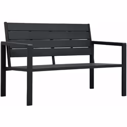 Avec un design élégant mais pratique, ce banc de jardin sublimera votre espace de vie extérieur ! Grâce au PEHD résistant aux ...