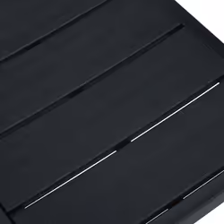 VidaXL 47885 chaise d'extérieur Terrace Polyéthylène haute densité (HDPE), Acier Noir - Vue supplémentaire 8