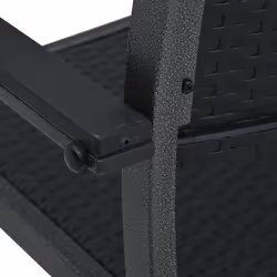 VidaXL 47889 chaise d'extérieur Terrace Plastique, Acier Noir - Vue supplémentaire 6