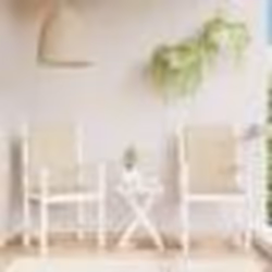 vidaXL Coussins de chaise de jardin à dossier bas lot de 2 beige 47564