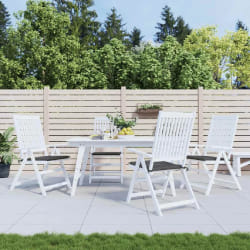 vidaXL Coussins jardin lot de 4 - Anthracite