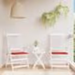 vidaXL Coussins de Chaise de Jardin Lot de 2 Coussin de Siège de Salon Coussin de Meuble de Terrasse Coussin d’Assise 47600