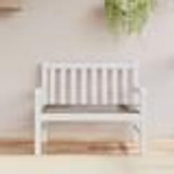 vidaXL Coussin de banc de jardin taupe 100x50x4 cm tissu oxford