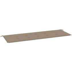 vidaXL Coussin de banc de jardin taupe 150x50x4 cm tissu oxford