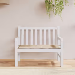vidaXL Coussin de banc de jardin beige 100x50x4 cm tissu oxford