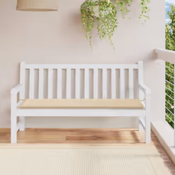 Donnez instantanément un nouveau look à votre maison avec ce coussin de banc de jardin ! Matériau durable : le tissu Oxford e ...