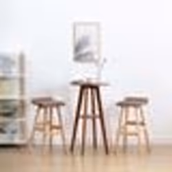 vidaXL Tabourets de bar lot de 2 taupe tissu - TU