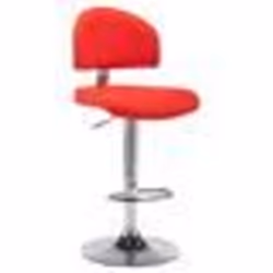 vidaXL Tabouret de bar Rouge Similicuir - TU