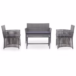 VidaXL 46437 ensemble de meubles de jardin