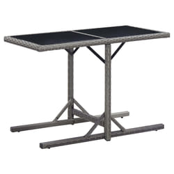 VidaXL 46455 table de jardin Anthracite