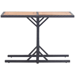 VidaXL 46456 table de jardin Noir