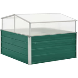 Vidaxl - Serre Vert 100x100x77 cm Acier galvanisé