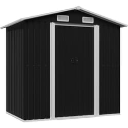 Abri de stockage pour jardin Anthracite Acier 204x132x186 cm Vidaxl