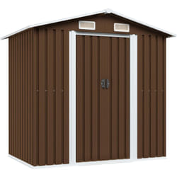 Vidaxl - Abri de stockage pour jardin Marron 204x132x186 cm Acier