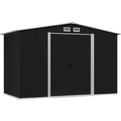vidaXL Abri de stockage pour jardin Anthracite Acier 257x205x178 cm