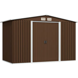 Vidaxl - Abri de stockage pour jardin Marron 257x205x178 cm Acier