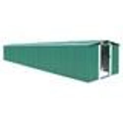 vidaXL Abri de jardin Vert 257x779x181 cm Acier galvanisé - TU