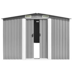 Vidaxl - Abri de jardin Gris 257x779x181 cm Acier galvanisé