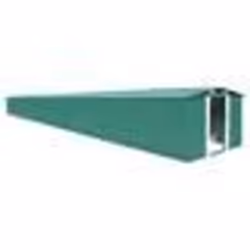vidaXL Abri de jardin Vert 257x990x181 cm Acier galvanisé - TU
