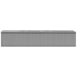Vidaxl - Abri de jardin Gris 257x990x181 cm Acier galvanisé