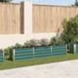 vidaXL Lit surélevé de jardin Acier galvanisé 240x40x45 cm Vert