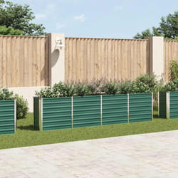 Vidaxl - Jardinière 320x40x77 cm Acier galvanisé Vert