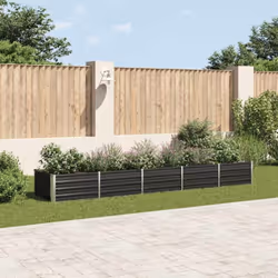 Description générale Notre lit surélevé de jardin en acier galvanisé est un choix idéal pour cultiver une variété de fleurs o ...