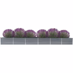 Ce lit surélevé de jardin en acier galvanisé est un choix idéal pour cultiver une variété de fleurs ou de plantes et sera un ...