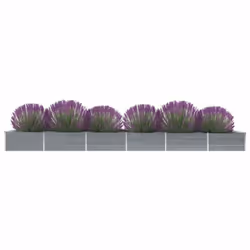 Ce lit surélevé de jardin en acier galvanisé est un choix idéal pour cultiver une variété de fleurs ou de plantes et sera un ...
