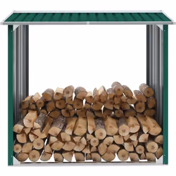 Cet abri de stockage de bois est une excellente solution de stockage pour le bois de chauffage. Sa construction est stable av ...