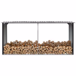 Description générale Cet abri de stockage de bois est une solution idéale pour garder votre bois de chauffage organisé et pro ...
