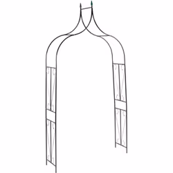 Cette voûte de jardin offre un moyen facile et attrayant d'ajouter une caractéristique élégante à votre jardin. Vous pouvez é ...