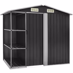 Notre abri de jardin avec étagère est le choix parfait pour n'importe quel jardin ou espace extérieur pour stocker des outils ...