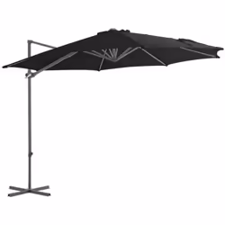 Cet élégant parasol suspendu est parfait pour créer de l'ombre et vous protéger des rayons UV nocifs. Fabriquée en polyester  ...