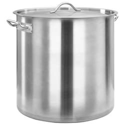 Cocotte faitout marmite - VIDAXL - Marmite 71 L 45x45 cm - Acier inoxydable - Compatible induction - Argenté