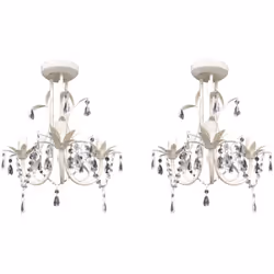 Ce magnifique lustre à cristaux, au design classique et élégant, est sûrement un élément attrayant dans n'importe quel enviro ...