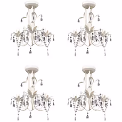 Ce magnifique lustre à cristaux, au design classique et élégant, est sûrement un élément attrayant dans n'importe quel enviro ...