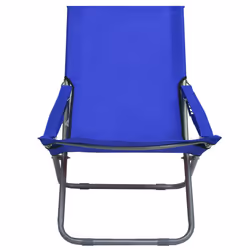 VidaXL 47902 chaise d'extérieur Terrace Tissu, Oxford, Acier Bleu - Vue supplémentaire 2
