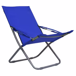 VidaXL 47902 chaise d'extérieur Terrace Tissu, Oxford, Acier Bleu - Vue supplémentaire 3